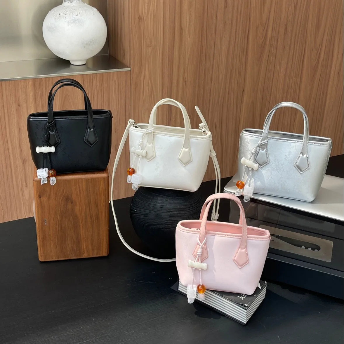 New Chinese style Chinese style vegetable basket handbag 2024 new trendy versatile hand-held crossbody bag
