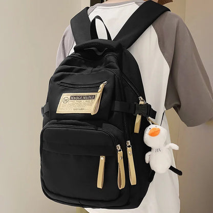 New Cool Male Travel High Capacity Female Red Laptop Bag Girl Boy School College Backpack Women Men Nylon Fashion Book Bags Lady