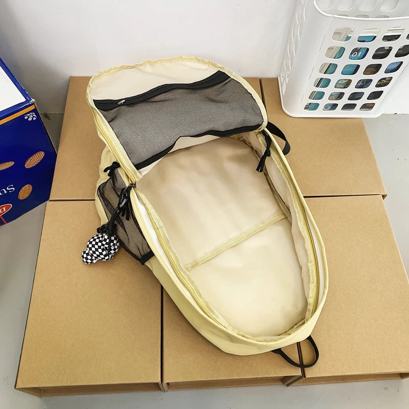 New Cool Women Cute Student Backpack Trendy Kawaii Girl School Bags Female Laptop College Backpack Ladies Nylon Book Bag Fashion