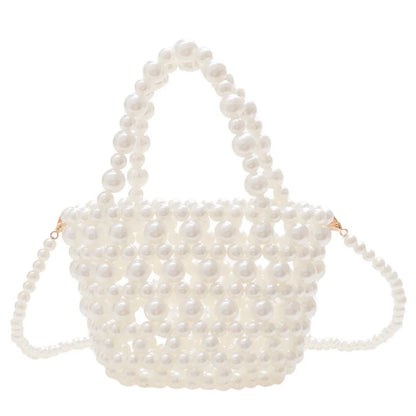 New Cute Children Girl Party Shoulder Bag Pearl Handbag Toddler Coin Purse Kawaii Mini Crossbody Bags Kids Gift