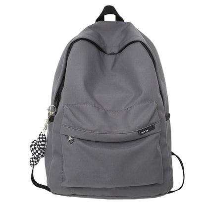 New Cute Girl White Travel Book Backpack Trendy Female Laptop Student Bags Lady Kawaii College Backpack Fashion Women School Bag