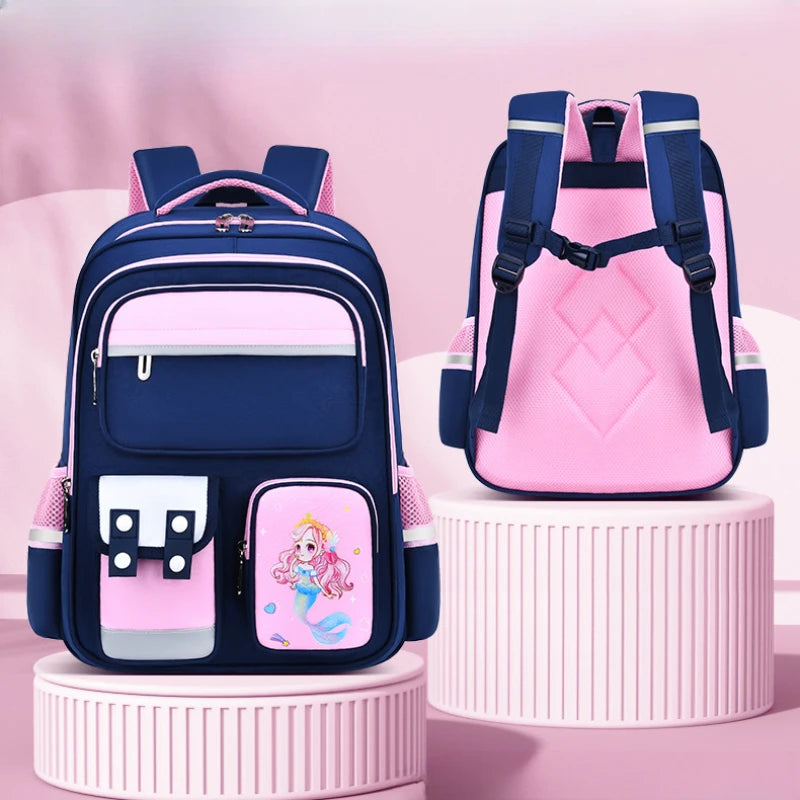 New Design Kids Schoolbag Girls and Boys,Lightweight Backpack Watrer Resistant Bookbag for Elementary Primary School