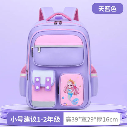 New Design Kids Schoolbag Girls and Boys,Lightweight Backpack Watrer Resistant Bookbag for Elementary Primary School