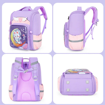 New Design School Bag 3D Cartoon Kids Backpacks Double Shoulder Bag Travel Lightweight Durable Toddler Bookbag for Girls Boys