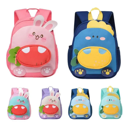 New Design School Bag Lightweight Preschool Backpacks, Waterproof  Orthopedic Bookbags Cartoon Rabbit Dinosaur Backpack