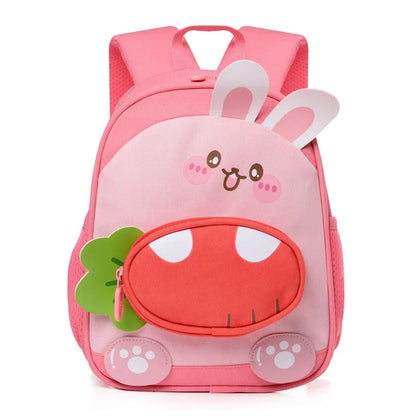New Design School Bag Lightweight Preschool Backpacks, Waterproof  Orthopedic Bookbags Cartoon Rabbit Dinosaur Backpack