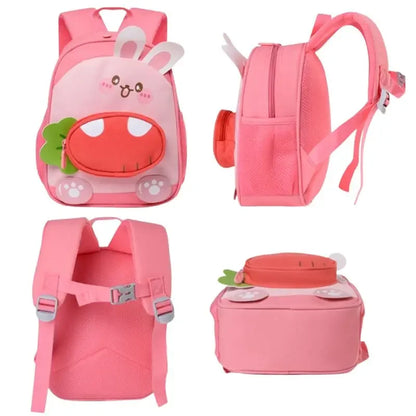 New Design School Bag Lightweight Preschool Backpacks, Waterproof  Orthopedic Bookbags Cartoon Rabbit Dinosaur Backpack