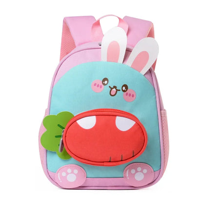 New Design School Bag Lightweight Preschool Backpacks, Waterproof  Orthopedic Bookbags Cartoon Rabbit Dinosaur Backpack