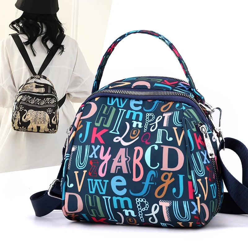 New Designer Backpacks Women High Quality Fashion Ladies Printing Backpack Teenage Girls Small Travel Shoulder Bag Mochila