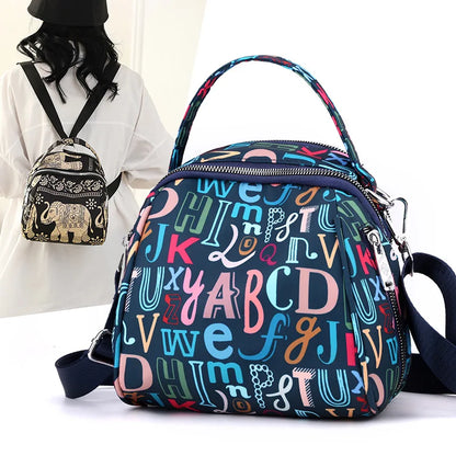 New Designer Backpacks Women High Quality Fashion Ladies Printing Backpack Teenage Girls Small Travel Shoulder Bag Mochila