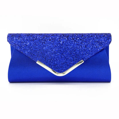 New Diamond Evening Clutch Bag for Women Wedding Sliver Purse Shoulder Ladies Small Party Banquet Chain Handbag Clutches Elegant