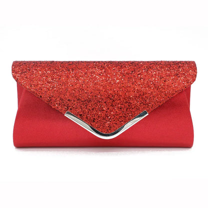 New Diamond Evening Clutch Bag for Women Wedding Sliver Purse Shoulder Ladies Small Party Banquet Chain Handbag Clutches Elegant