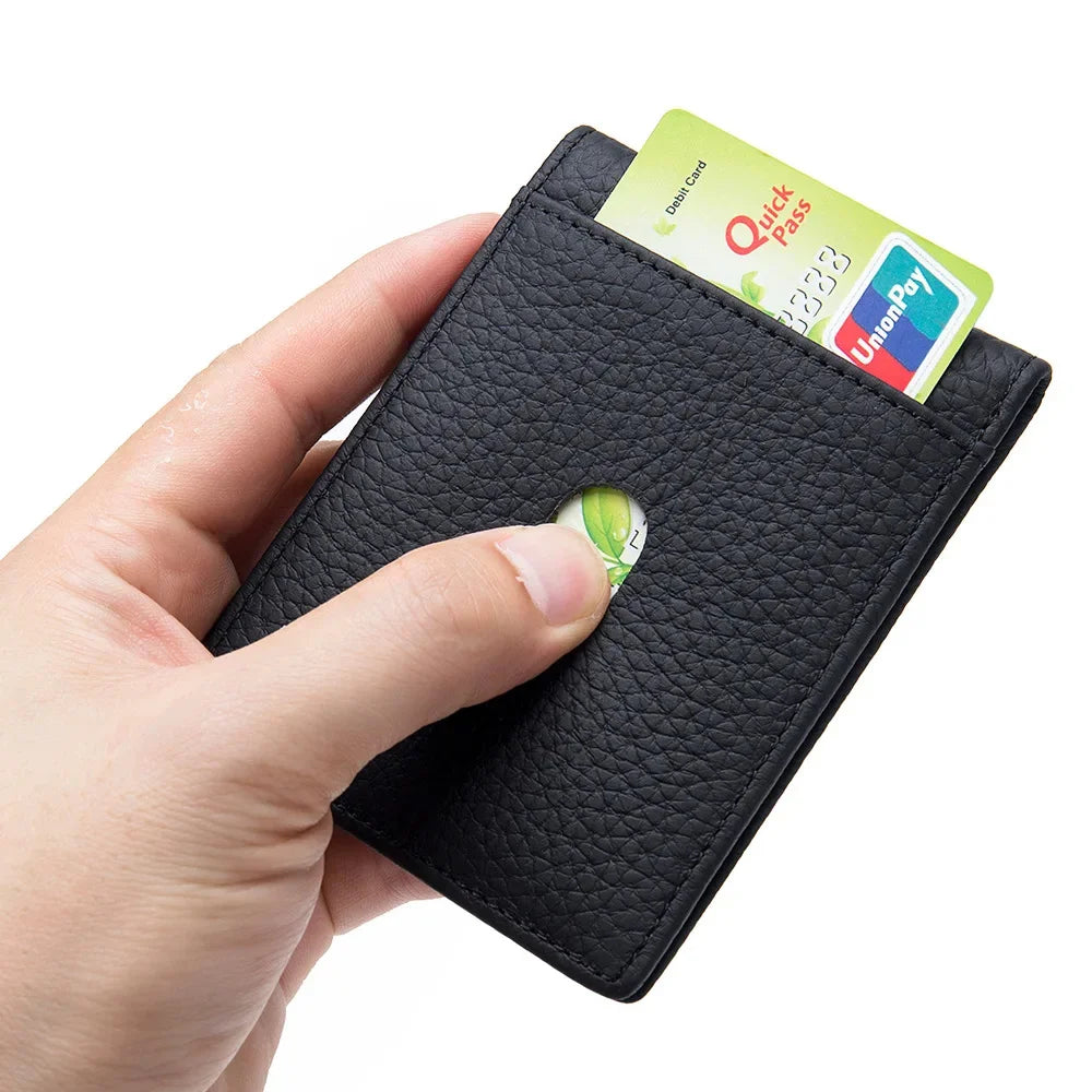 New Driver License Holder Genuine Leather Bag for Car Driving Documents Business ID Passport Wallet Slim RFID Cardbag