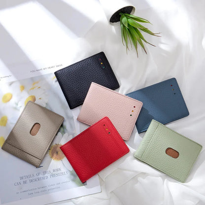 New Driver License Holder Genuine Leather Bag for Car Driving Documents Business ID Passport Wallet Slim RFID Cardbag