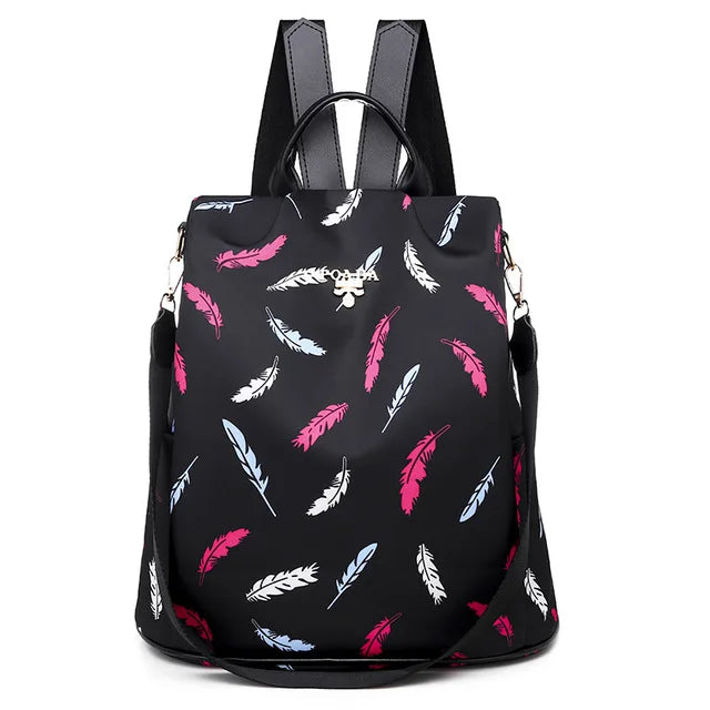 New Embroidery Waterproof Oxford Women Backpack 2023 Anti-theft Women Backpacks School Bag High Quality Large Capacity Backpack