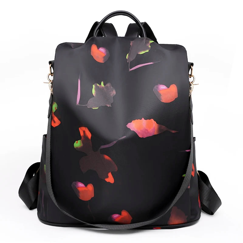 New Embroidery Waterproof Oxford Women Backpack 2023 Anti-theft Women Backpacks School Bag High Quality Large Capacity Backpack