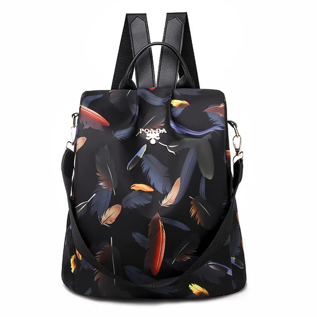 New Embroidery Waterproof Oxford Women Backpack 2023 Anti-theft Women Backpacks School Bag High Quality Large Capacity Backpack