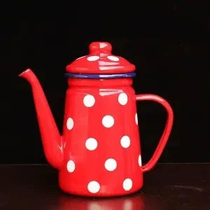 New Enameled Kettle Japanese Style Teapots 1.1L Household cold kettle  Tea Pot Water Jug Suitable For Gas Stove Induction Cooker