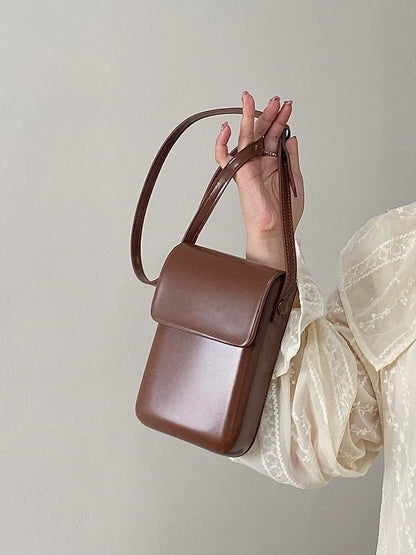 New Fashion All-match Crossbody Phone Bag Korean Chic Niche Design Casual Shoulder Bags Female Light Luxury Handbags Pouch
