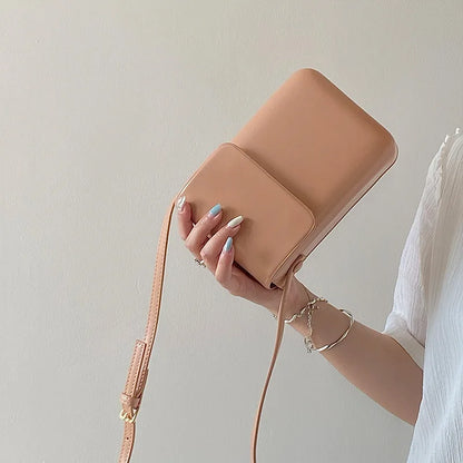 New Fashion All-match Crossbody Phone Bag Korean Chic Niche Design Casual Shoulder Bags Female Light Luxury Handbags Pouch