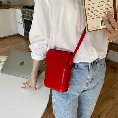 New Fashion All-match Crossbody Phone Bag Korean Chic Niche Design Casual Shoulder Bags Female Light Luxury Handbags Pouch