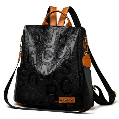 New Fashion Anti-theft Backpack Women Casual Waterproof School Bags for Teenager Multi-Function Shoulder Bag Travel Rucksack Sac