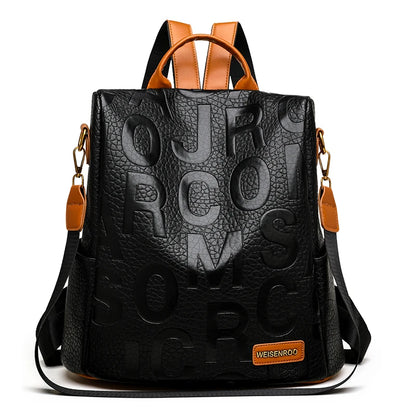 New Fashion Anti-theft Backpack Women Casual Waterproof School Bags for Teenager Multi-Function Shoulder Bag Travel Rucksack Sac