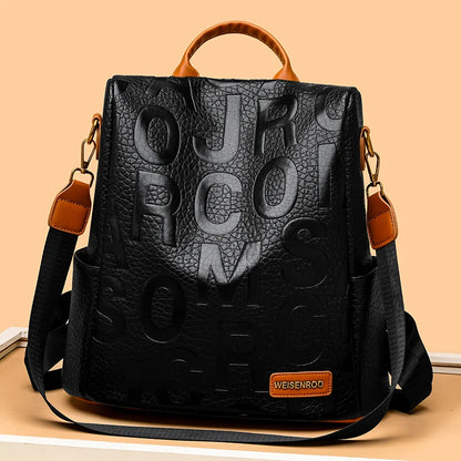 New Fashion Anti-theft Backpack Women Casual Waterproof School Bags for Teenager Multi-Function Shoulder Bag Travel Rucksack Sac