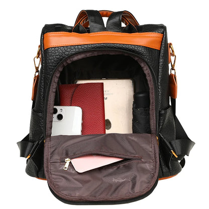 New Fashion Anti-theft Backpack Women Casual Waterproof School Bags for Teenager Multi-Function Shoulder Bag Travel Rucksack Sac