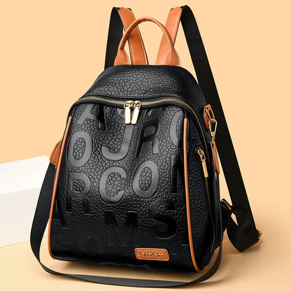 New Fashion Anti-theft Backpack Women Casual Waterproof School Bags for Teenager Multi-Function Shoulder Bag Travel Rucksack Sac
