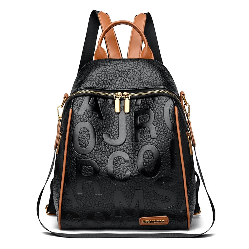 New Fashion Anti-theft Backpack Women Casual Waterproof School Bags for Teenager Multi-Function Shoulder Bag Travel Rucksack Sac