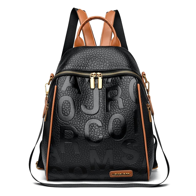 New Fashion Anti-theft Backpack Women Casual Waterproof School Bags for Teenager Multi-Function Shoulder Bag Travel Rucksack Sac