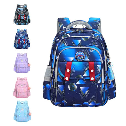 New Fashion Cartoon Large Capacity Lightweight School Bookbags for Teenage Students Orthopedic Waterproof Outdoor Backpack