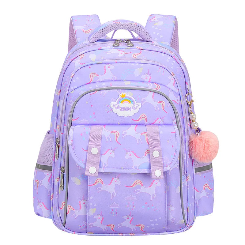 New Fashion Cartoon Large Capacity Lightweight School Bookbags for Teenage Students Orthopedic Waterproof Outdoor Backpack