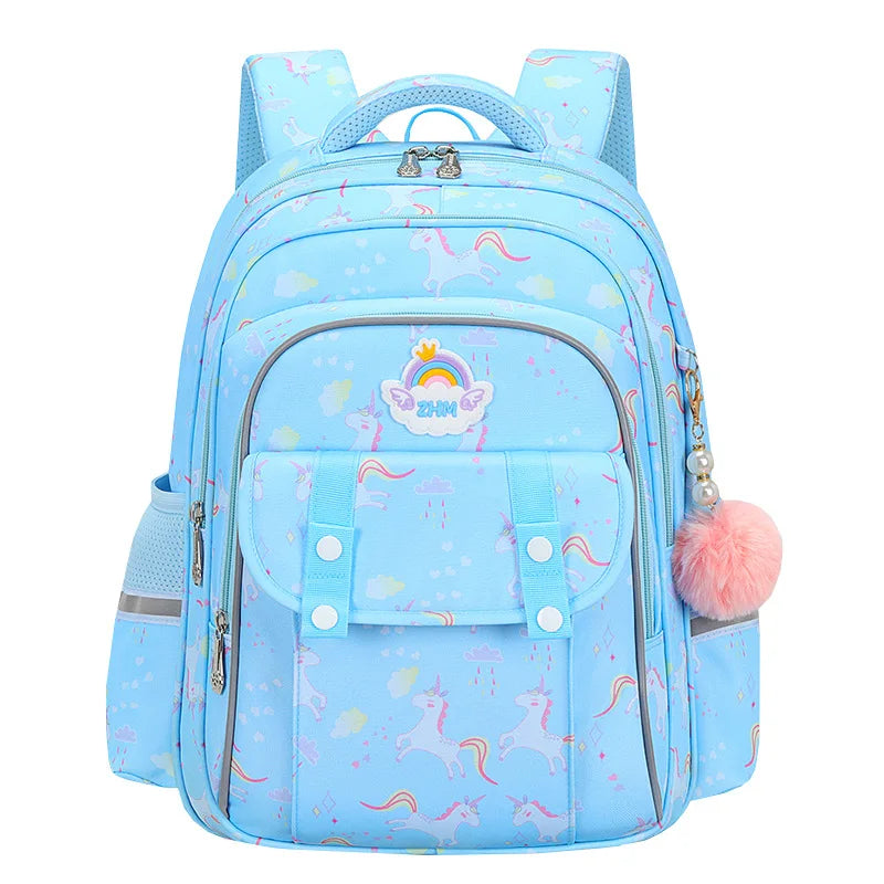 New Fashion Cartoon Large Capacity Lightweight School Bookbags for Teenage Students Orthopedic Waterproof Outdoor Backpack