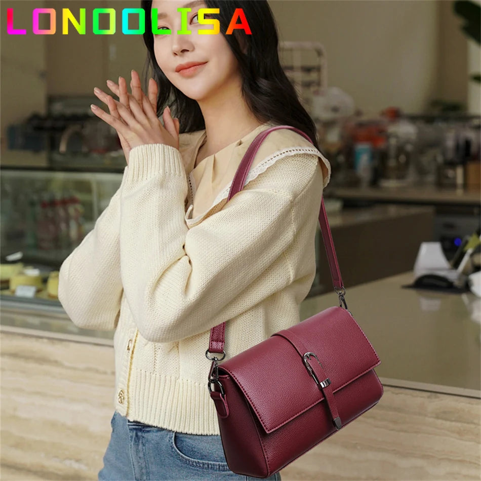 New Fashion Crossbody Bags for Women High Quality Soft Pu Leather Luxury Handbags Women Bags Designer Bolsa Feminina Sac A Main