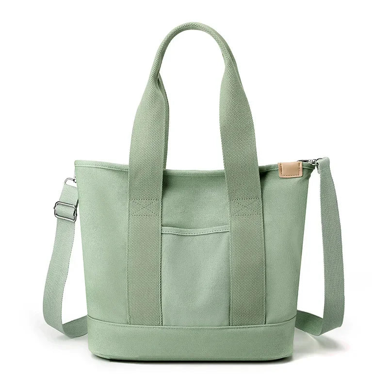 New Fashion Designer Large Capacity Canvas Tote Single Shoulder Crossbody Handheld Women's Bag