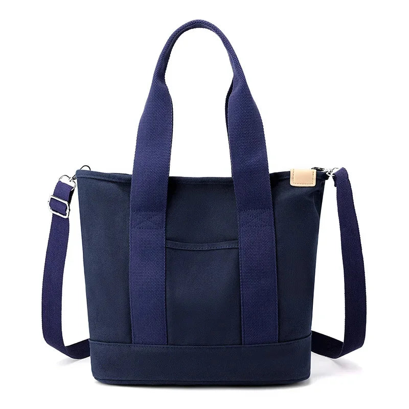 New Fashion Designer Large Capacity Canvas Tote Single Shoulder Crossbody Handheld Women's Bag