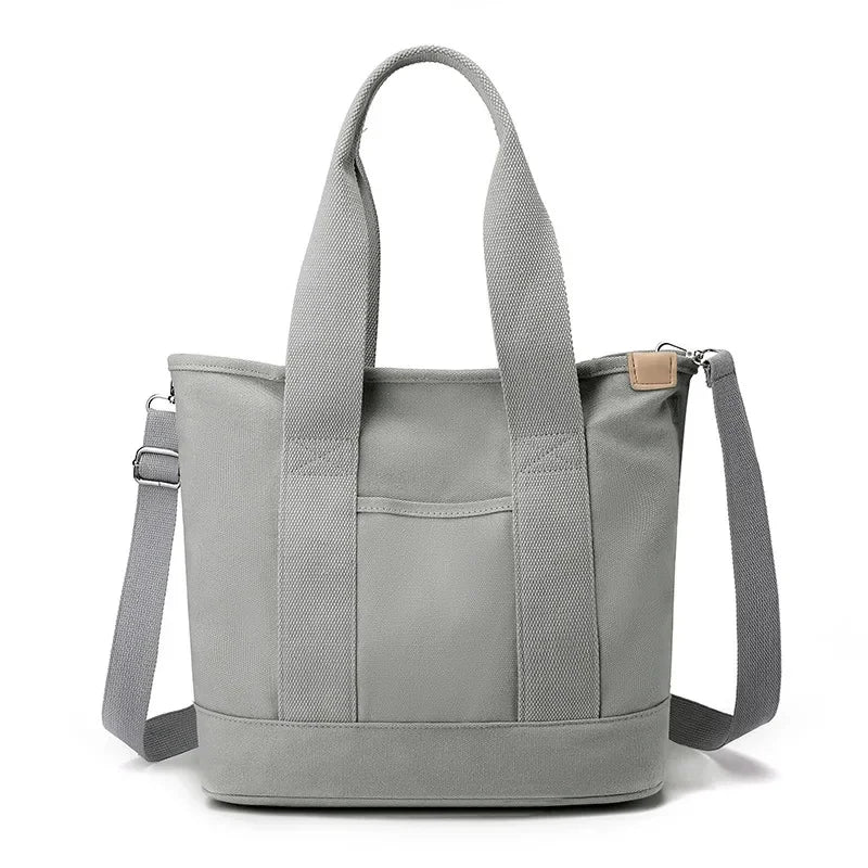 New Fashion Designer Large Capacity Canvas Tote Single Shoulder Crossbody Handheld Women's Bag