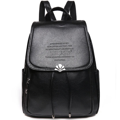 New Fashion Female Designer Backpack High Quality PU Leather Women's Backpacks For Teenage Girl's SchoolBag Knapsack Sac A Dos