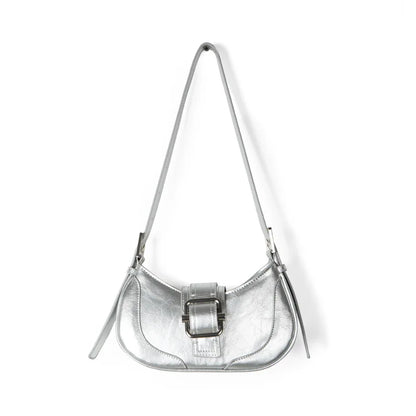 New Fashion Female Shoulder Bag Solid Color Women Versatile Light Advanced Texture Underarm Bag