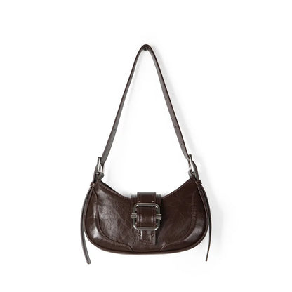New Fashion Female Shoulder Bag Solid Color Women Versatile Light Advanced Texture Underarm Bag