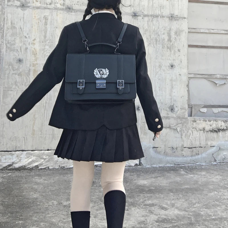 New Fashion Japan Style Lolita JK Backpacks High Quiality Girl Female School Bookbags Messenger Bags Briefcase Laptop Bags