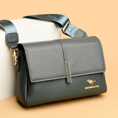 New Fashion Ladies Purses and Handbags Luxury Designer Stone Pattern Leather Crossbody Shoulder Bag for Women 2023 Messenger Bag