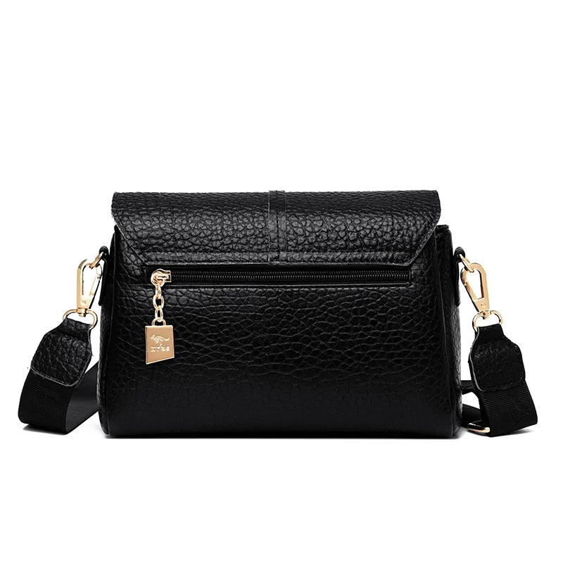 New Fashion Ladies Purses and Handbags Luxury Designer Stone Pattern Leather Crossbody Shoulder Bag for Women 2023 Messenger Bag