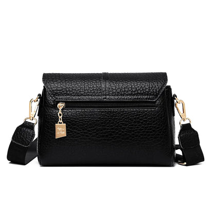 New Fashion Ladies Purses and Handbags Luxury Designer Stone Pattern Leather Crossbody Shoulder Bag for Women 2023 Messenger Bag