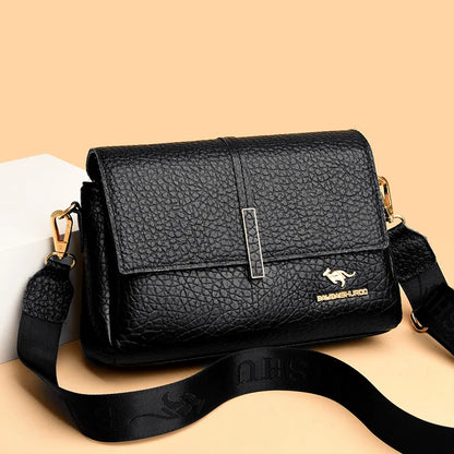New Fashion Ladies Purses and Handbags Luxury Designer Stone Pattern Leather Crossbody Shoulder Bag for Women 2023 Messenger Bag