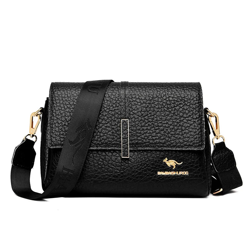 New Fashion Ladies Purses and Handbags Luxury Designer Stone Pattern Leather Crossbody Shoulder Bag for Women 2023 Messenger Bag