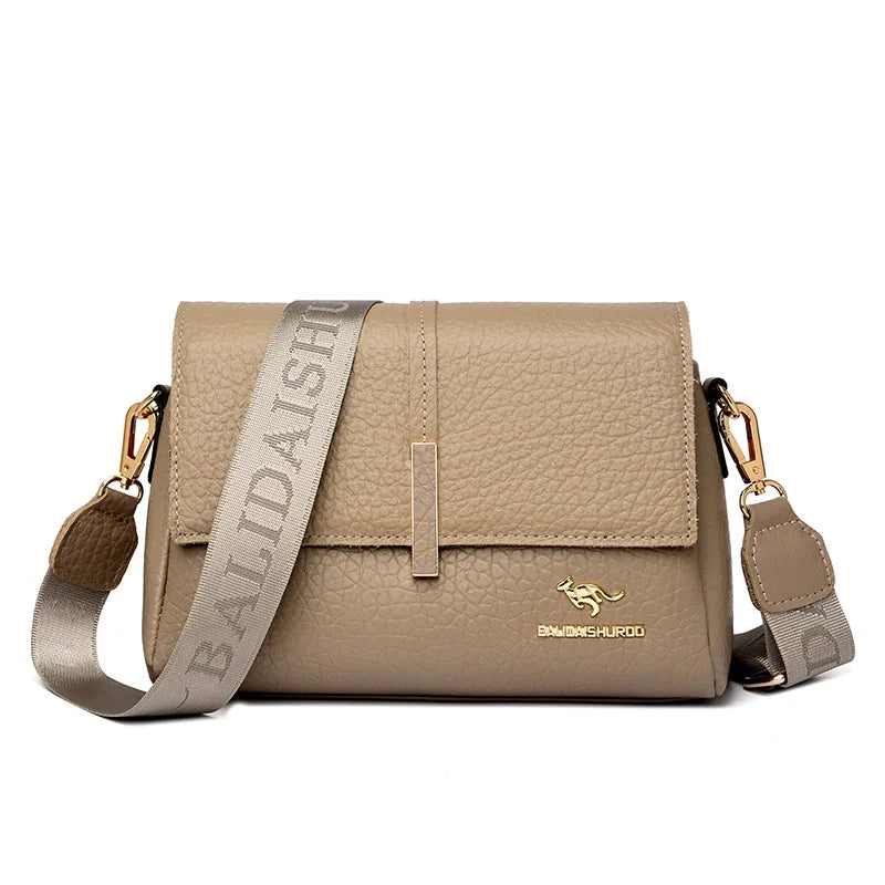 New Fashion Ladies Purses and Handbags Luxury Designer Stone Pattern Leather Crossbody Shoulder Bag for Women 2023 Messenger Bag