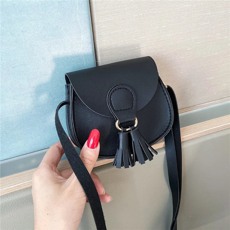 New Fashion Mini Shoulder Bags Soft Leather Crosobody Bag for Women Sweet Women Messenger Bag Small Kids Bag bolsa feminina